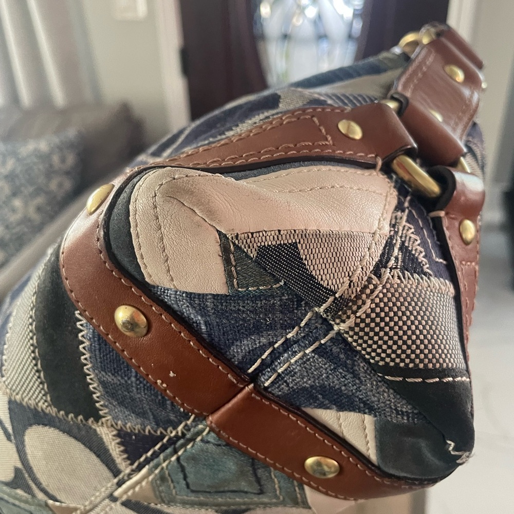 Coach Carly Patchwork Shoulder Bag - image 6